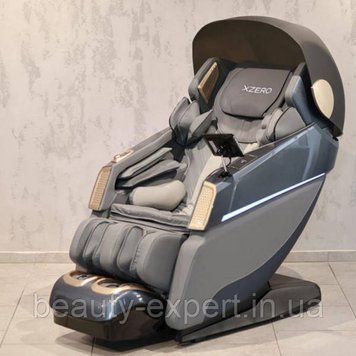 Крісло для домашнього відпочинку XZERO LX88 Luxury Grey масажне крісло для ваги до 140 кг
