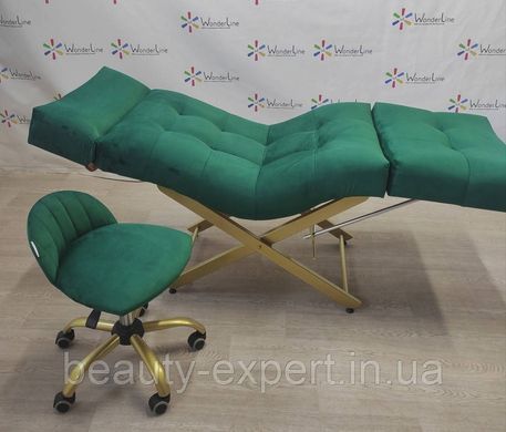 Кушетка анатомічна крісло для лашмейкера LASHMAKER 3в1 кушетка з регулюванням у будь-якому кольорі