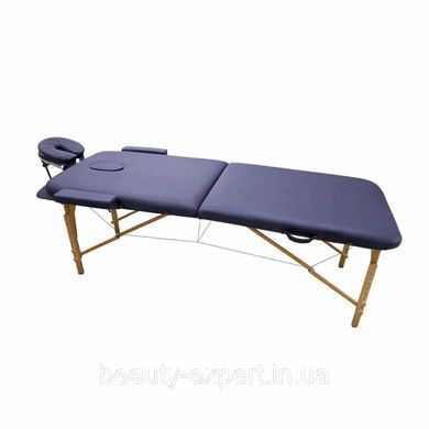 Деревянный массажный стол АСПЕКТ складная кушетка для салонов и SPA&nbsp;185&times;70&times;62-87 (фиолетовая)