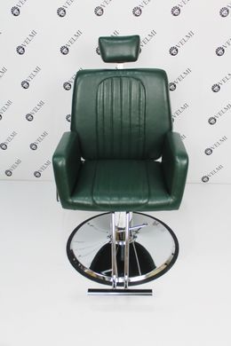 Перукарське чоловіче Барбер крісло з підголовником Infinity меблі для Barbershop крісло бровиста VM 04