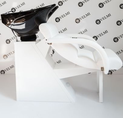 Парикмахерская мойка Shelley One White мойка парикмахерская на белом основании с креслом VM2020