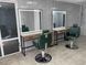 Перукарське чоловіче Барбер крісло з підголовником Infinity меблі для Barbershop крісло бровиста VM 04