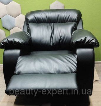 Крісло реклайнер з електроприводом для педикюру COMFORT LUX розкладний електрореклайнер для салону