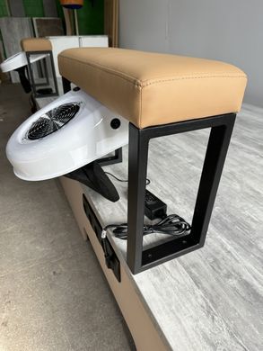 Педикюрна витяжка Air max V8 Pro з педикюрною підставкою для ніг PLUS_MR