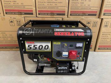 Бензиновый генератор TANTA H6500 (380): трехфазный, 5-5,5 кВт с функцией автоматического запуска
