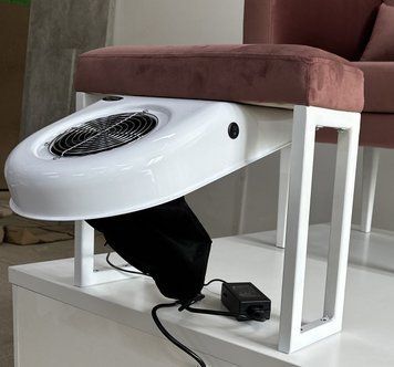Педикюрна витяжка Air max V8 Pro з педикюрною підставкою для ніг PLUS_MR