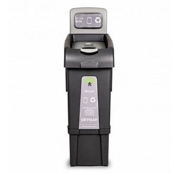 Контейнер для сортування сміття 80 л Fantom (метал)