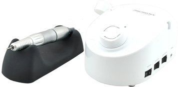 Професійний фрезер для манікюру Micro-NX 201n білий з легкою металевою ручкою&nbsp;100Q і обдувом