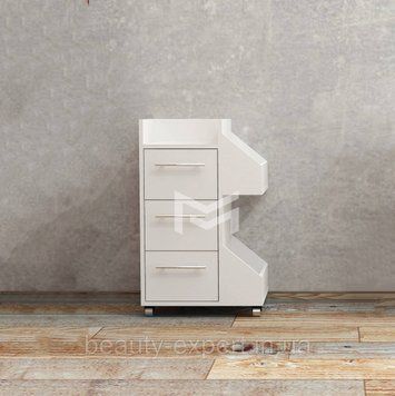 Візок косметологічний для візажиста салону краси перукарська тумба з шухлядками для косметолога М214