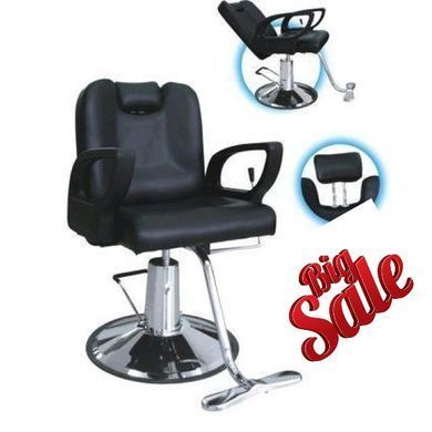 Barber Крісла перукарське для барбершопу ZD-302B перукарське чоловіче крісло з підголівником