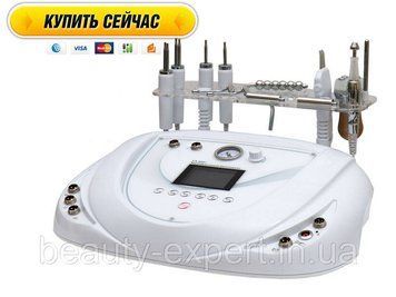 Косметологічний комбайн 3-в-1 мод. 6003 (віз скрабер, електропорація, мікроструми)