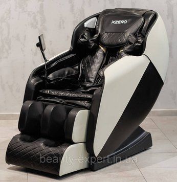 Массажное кресло для отдыха 5 видов массажа тела XZERO X12 SL Black&White массажные кресла Premium