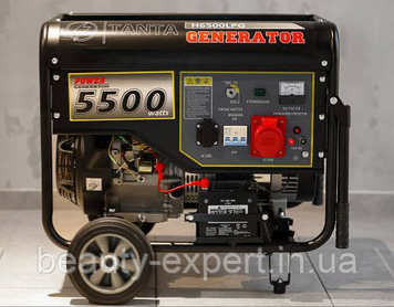 Трехфазный электрогенератор газ бензин TANTA H6500LPG (380) 5-5,5КВт с автозапуском