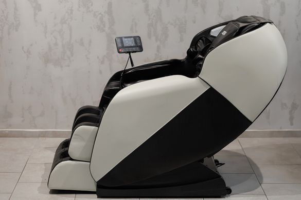 Масажне крісло для відпочинку 5 видів масажу тіла XZERO X12 SL Black&White масажні крісла Premium