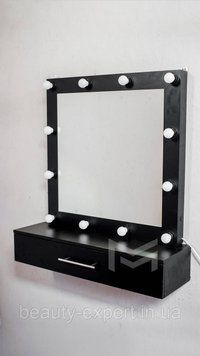 Макияжное подвесное зеркало для салона красоты Mia Light зеркало с подсветкой и ящиком место работы визажиста