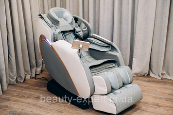Кресло для массажа для пользователя до 120 кг веса XZERO X10 SL GRAY рост до 185см