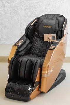 Массажное кресло Manzoku Helios Black с интеллектуальным 4D массажем для всего тела