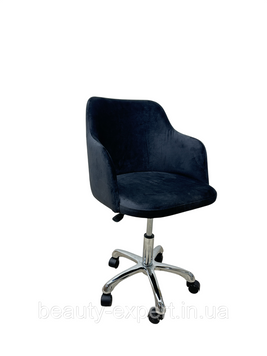 Стільчик майстра зі спинкою&nbsp;Loft Elegance&nbsp;КР-01caster_MR стілець на колесах для майстрів салону краси