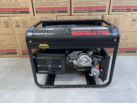 Трьофазний генератор TANTA H7500LPG (380): 6-6,5 КВт з функцією автозапуску для забезпечення електроживлення дому чи офісу