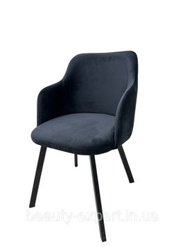 Стильне крісло для дому офісу&nbsp;Loft Elegance м'який стільчик на ніжках&nbsp;КР-01_MR