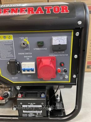 Генератор 3 фазний портативний ГАЗ/бензин TANTA H9500LPG (380): 8-8,5 кВт генератор з функцією автозапуску