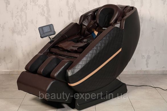 Шикарное массажное кресло в шоколадном цвете XZERO X44 SL&nbsp;Brown с ростом пользователя до 185см и весом до 130