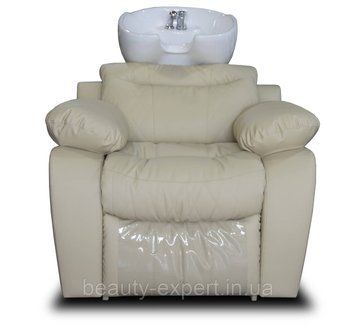 Мойка парикмахерская с креслом Relax глубокая керамика с сантехникой для парикмахерских салонов красоты