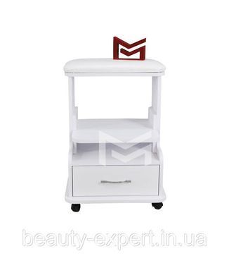 Подставка для педикюра с ящичком педикюрная пуф- подставка для ног и выдвижной полкой для инструментов