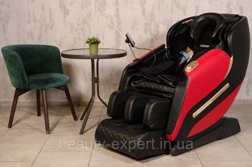 Кресло массажное с 5 фиксированными массажными блоками XZERO V11 Black&Red