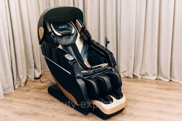 Массажное кресло для отдыха + 9 массажных техник XZERO LX88 Luxury+ Black рост до 200см,вес до 150кг