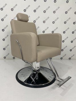 Крісло чоловіче для барбершопу BARBER POLO перукарські крісла з підголівником BarberShop VM 06