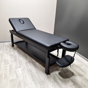Масажний стіл кушетка для масажу KP-10+BLACK_ST меблі для масажних кабінетів