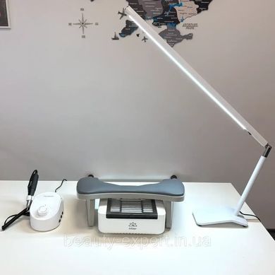 Гибкая настольная лампа FlexiLight 6028-2, 14 Вт идеальна для маникюра визажа офиса учебы