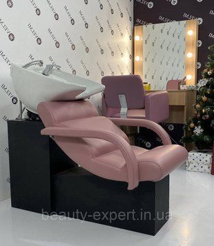 Парикмахерский комплект мебели Olimp&nbsp;3в1 красивая мебель: мойка, кресло и зеркало для салона красоты