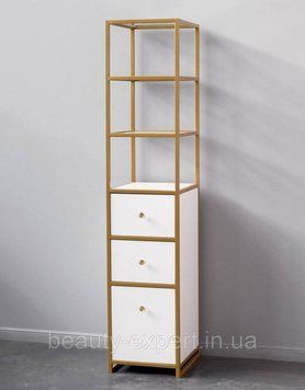 Вітрина Loft для салону ORCHID вітрина косметологічна етажерка з ящиками стелаж для офісу