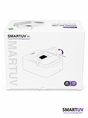 Лампа для маникюра и педикюра SMARTUV N9 48 Вт, 48 кварцевых UV/LED диодов, сенсор, таймер 30/60/90 сек