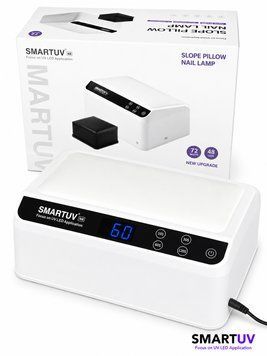 Профессиональная лампа для сушки ногтей SMARTUV N8: 66 кварцевых UV/LED диодов, таймер с памятью до 120 сек