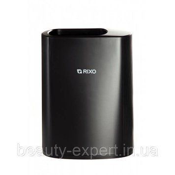 Кошик пластиковий чорний для сміття Rixo Maggio WB312B&nbsp;для санвузла та ванної кімнати